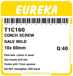 T1C160 - Coach Screw -T1C160_Label_T